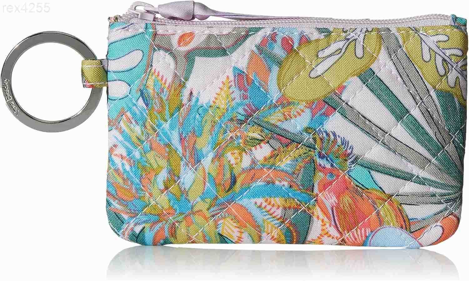 Womens Cotton Zip ID Case WalletW250911