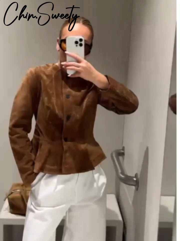 Casual Fashion Womens Lace Up Coats Long Sleeve ONeck SingleBreasted Solid Lady Jackets Autumn Female Street Outwear 250911