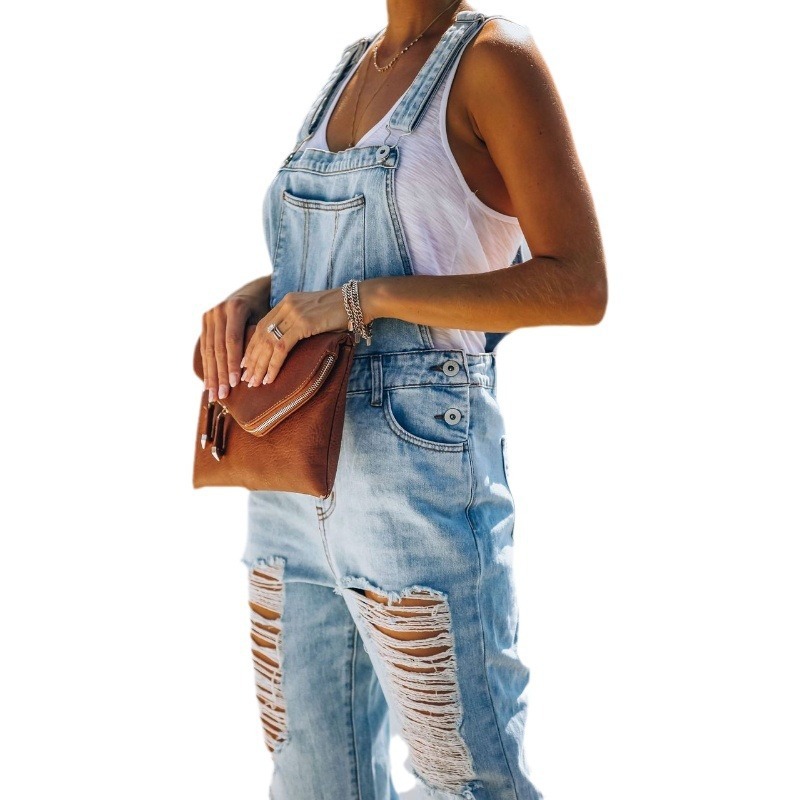 2025 women's denim jumpsuit commuting cotton denim lightweight mid waist women's long sleeved top blue jeans autumn and winter new designer 