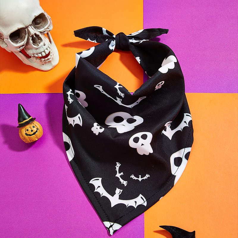 Cute Comfortable Canine Apparel Unique Ghost Bib for Festive Occasions