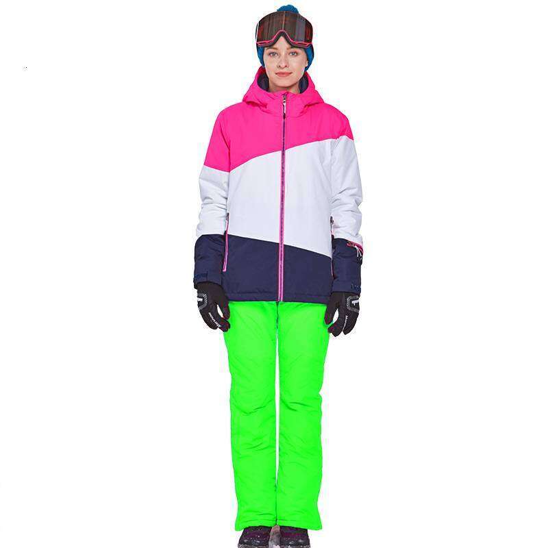 Men's Clothing Phibee Phoebe Elephant Adult Outdoor Solid Color Splicing Ski Suit Set