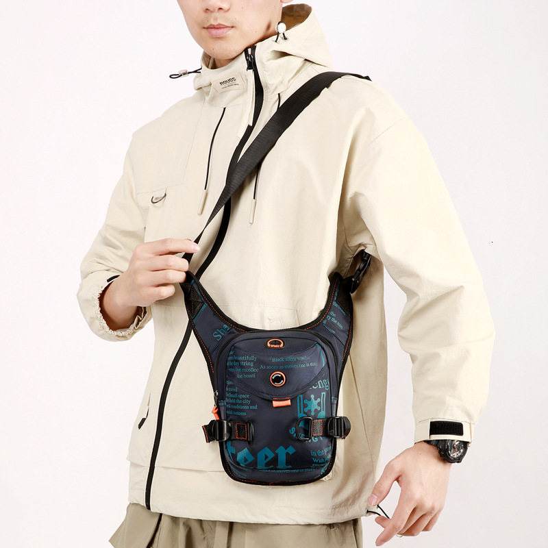 Multifunctional Casual Waist And Leg Luxury Bag Bag New Outdoor Cycling Sports Crossbody Designer Free Shipping Bag Bag Street Fashion Men S Shoulder 