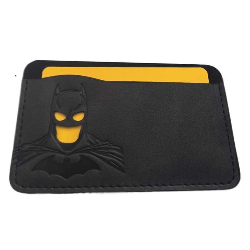 1pcs Leather Bat ID Card Holder Case Wallet Personalized SuperHero Mask Card Holder Gift W250911