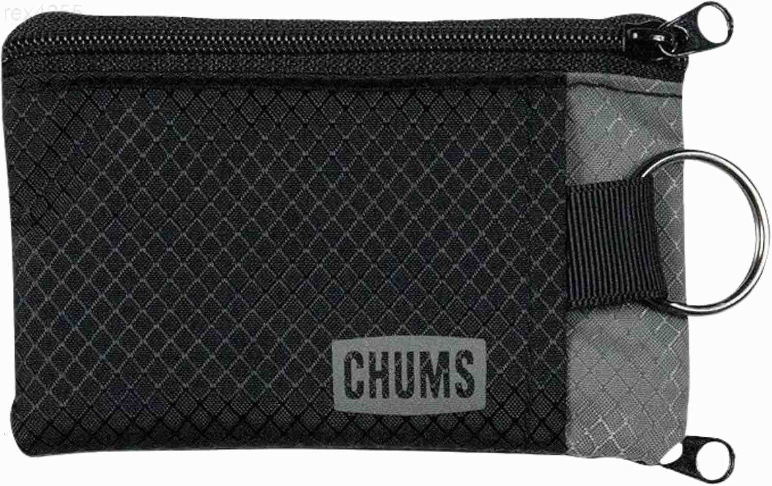 Surfshorts Wallet Lightweight Slim Wallet with RFID Blocking Card Clear ID Window Zippered Minimalist Wallet wKey Ring Solid ColorsW250911