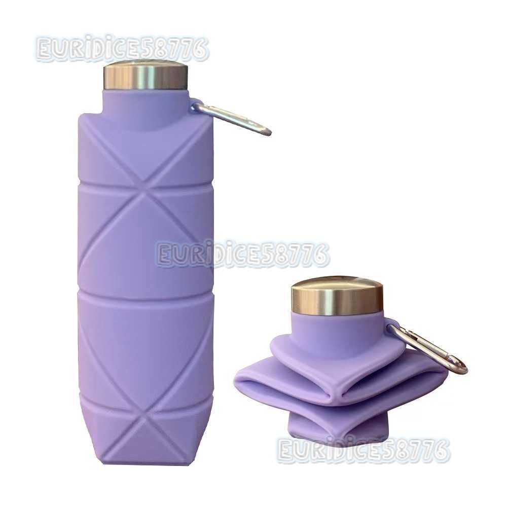 Folding Water Bottle Outdoor Cycling Cup Portable Retractable Sports Water Bottle High Temperature Resistant Gift Cup H250911