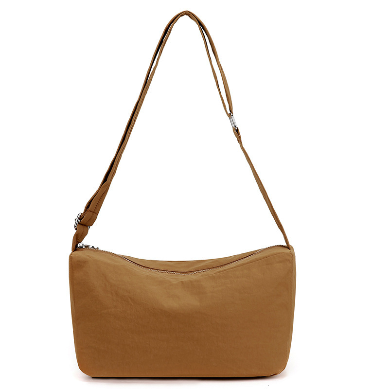 Luxury Bag Foreign Trade New Simple Crossbody Bag For Women Solid Color Casual Versatile Shoulder Bag Designer Free Shipping Bag Nylon Portable Niche 