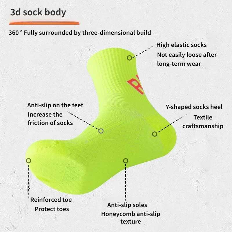 Running Socks Unisex Men Women Middle Cylinder Quickly Dry Outdoor Sports Marthon Bike Riding Fitness Training Crew Socks D250911
