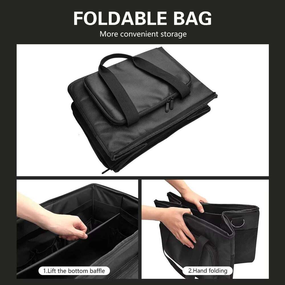 Large Capacity Barber Fold - Travel Makeup Case Hairdressing Salon Organizer Grooming Scissor Tools Storage Cosmetic Bag