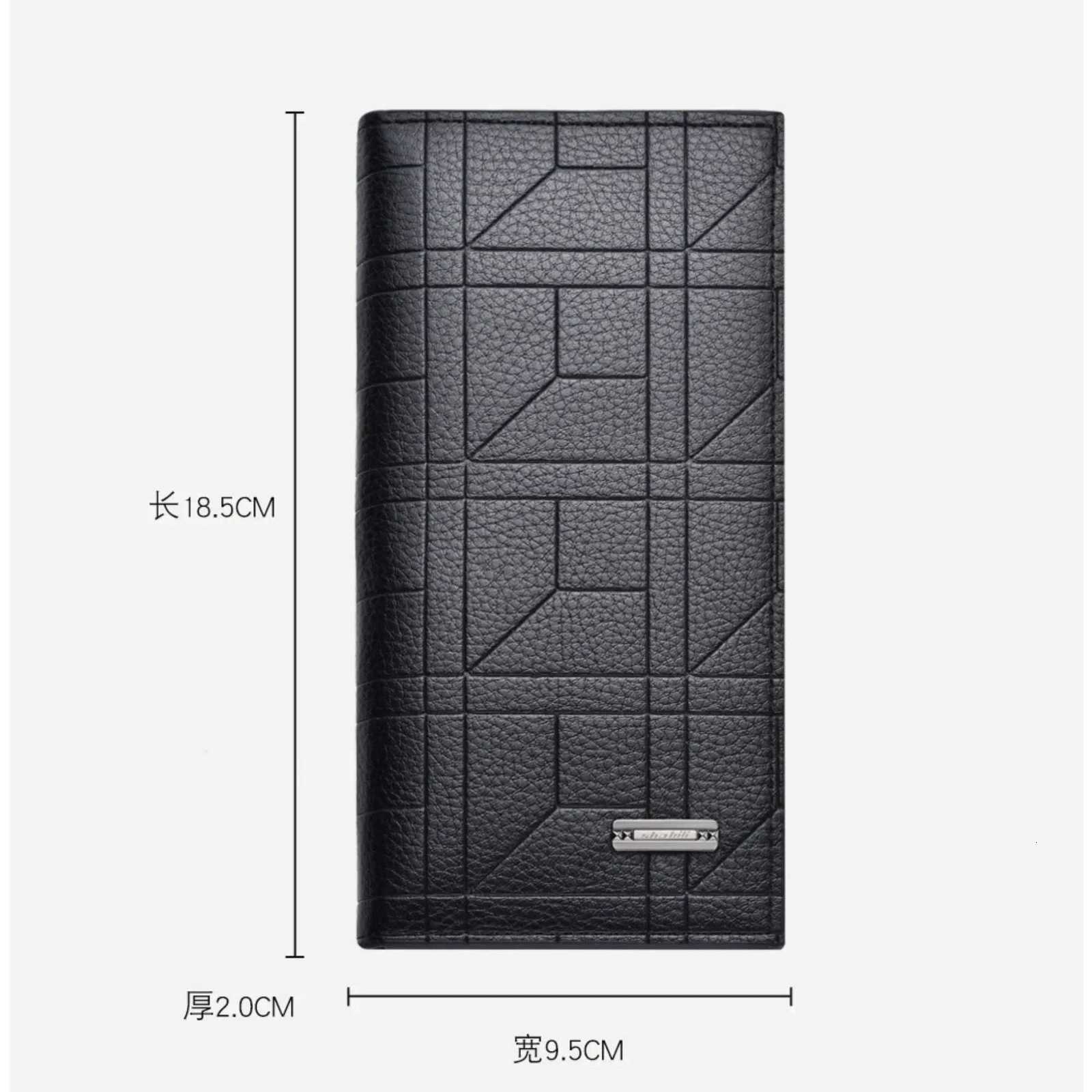 High Capacity Long Men Wallet Luxury PU Leather Coin Purses Male Clutch MultiCard ID Credit Bank Card Holder Vertical Wallets W250911