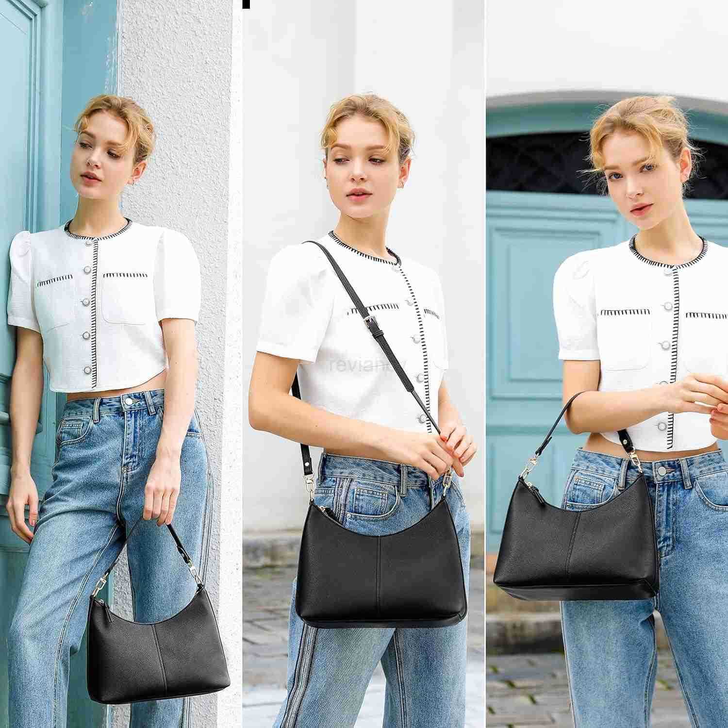 Small Shoulder Handbags for Women Mini Purse Waterproof Soft Leather Crossbody Bags for Work Shopping TravelW250911