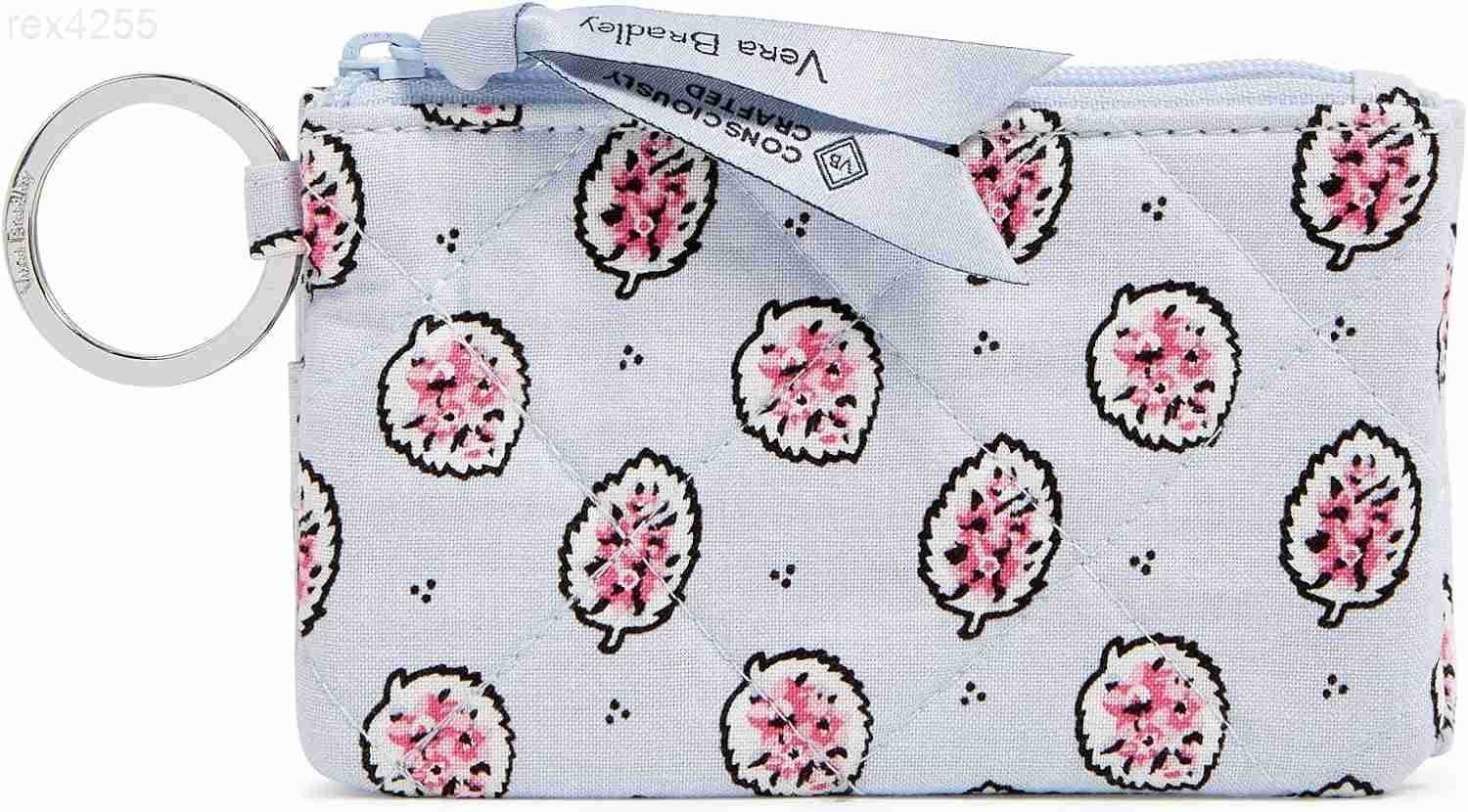 Cotton Deluxe Zip Id Case Wallet with RFID Protection Magnifique LeafW250911