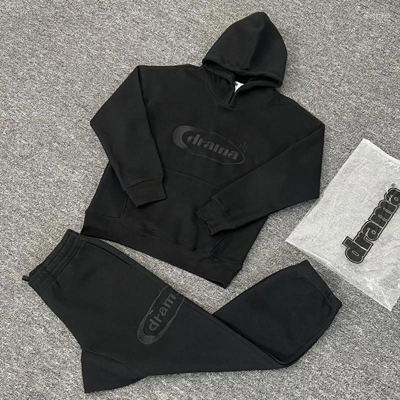 Men's Suits American -selling Drama Call Hooded Sweatshirt High Street Fashionable Embroidery Quality Fleece Hoodies