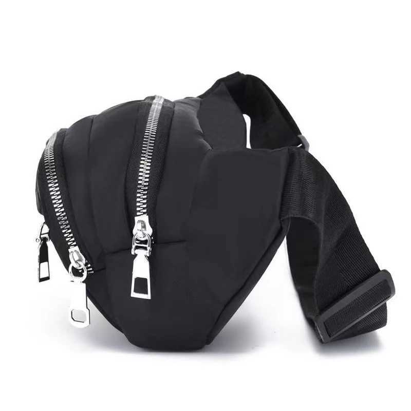 Neutral Mens Multifunctional Outdoor Sports Zipper Leisure Single Shoulder Crossbody Bag Z250911