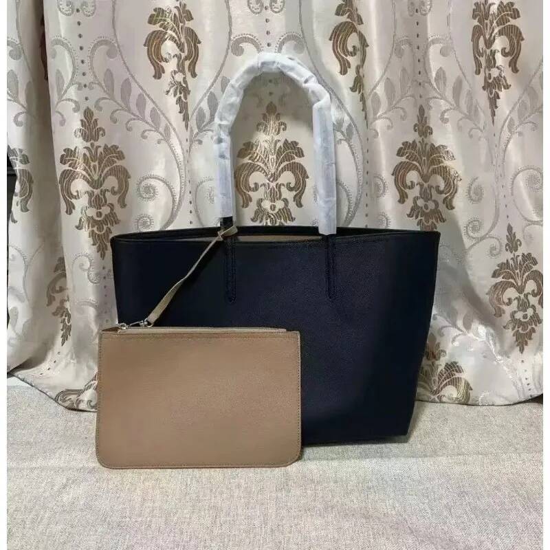 2025 2-Piece Large Capacity Wallet PVC Handbag Women's Travel Shoulder Shopping Set Top Handle Bag