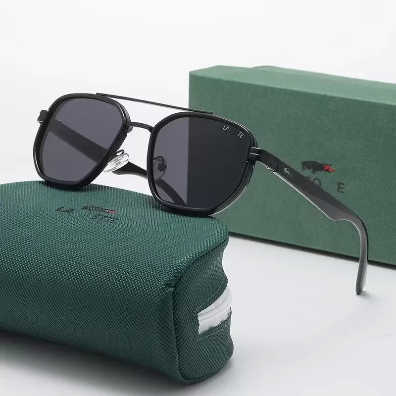 designer sunglasses Men Metal Frame Crocodile Goggle lenses cool retro frame pattern frame flat lenses Beach Sun Retro