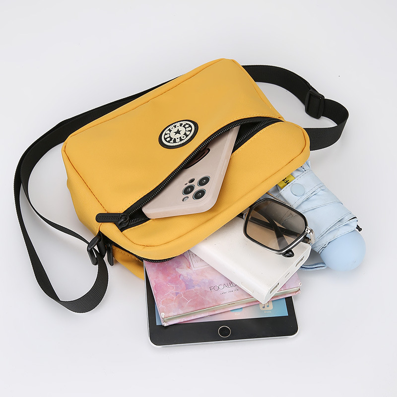 New Free Shipping Square Bag Japanese Style Designer Bag Lightweight Street Stall Night Market Luxury Bag Coin Purse Commuting Sports Style Versatile 