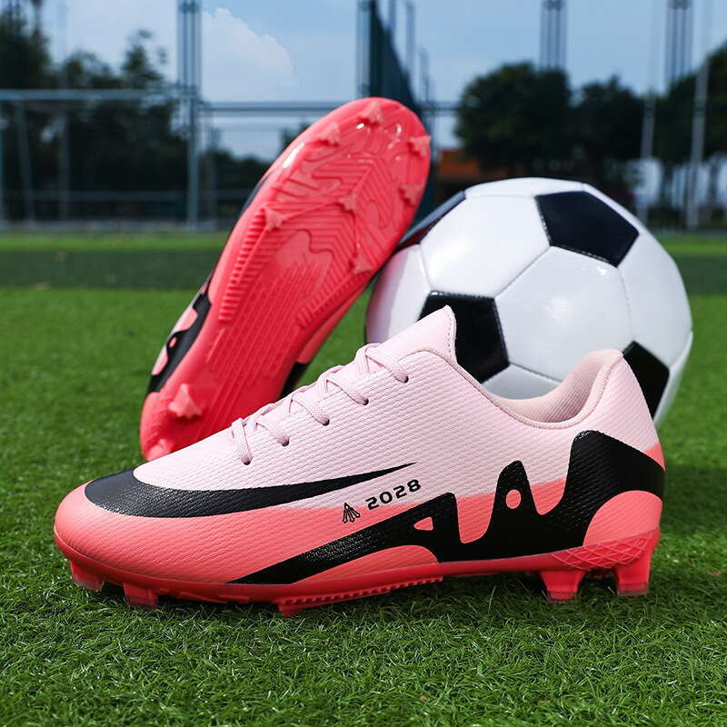 Children's Boys Youth Students Girls TF Soccer Shoes AG Long Cleats