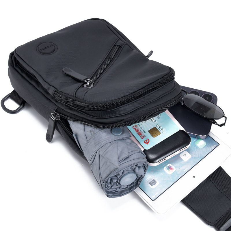 2025 Men S Chest Bag Fashion Versatile Solid Color Simple Designer Free Shipping Bag New Large Capacity Luxury Bag Outdoor Travel Portable Waterproof 