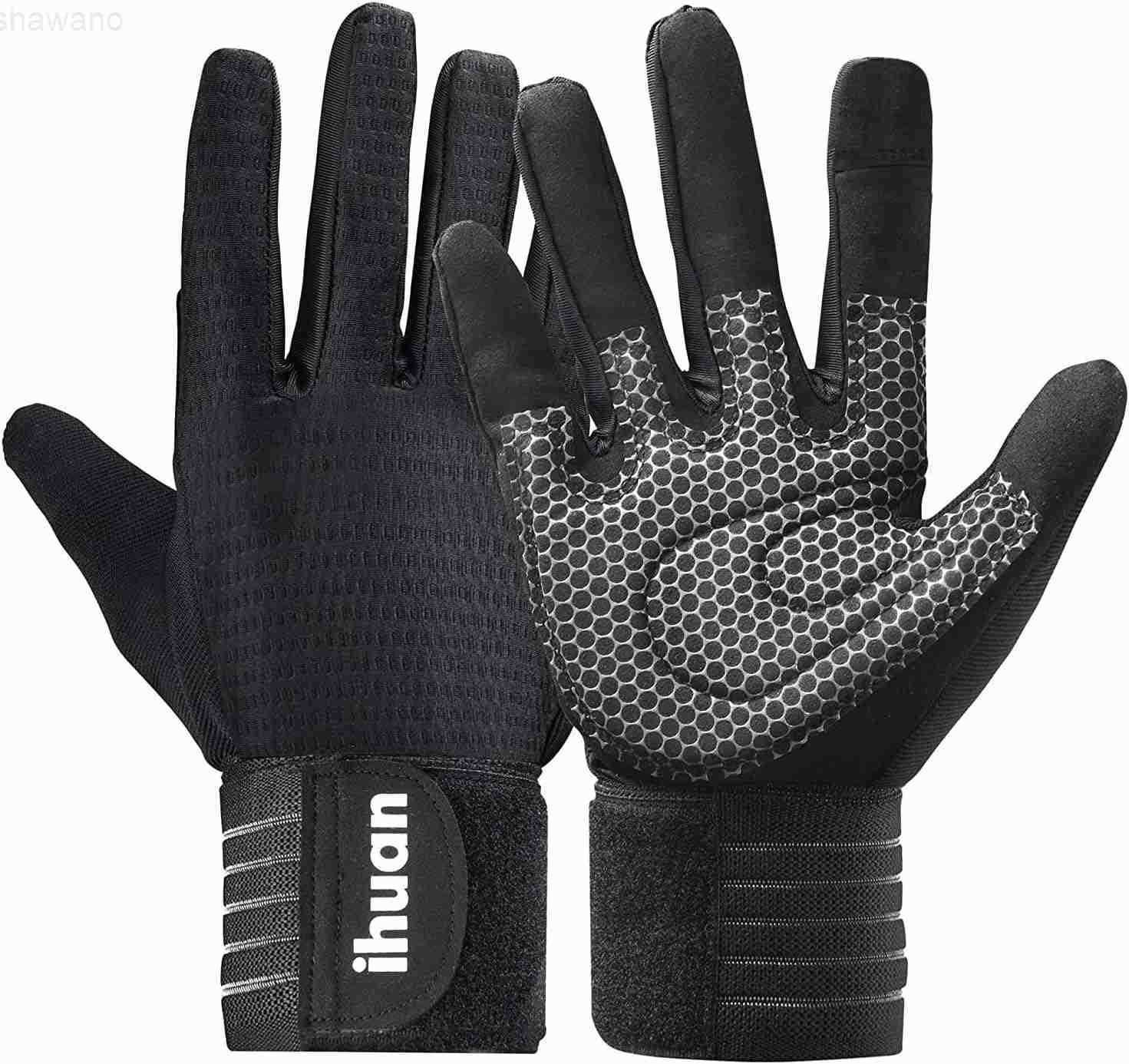 Workout Gloves for Men FullFinger Weight Lifting for Men Gym Full Hand Gloves for Weightlifting DeadliftW250911