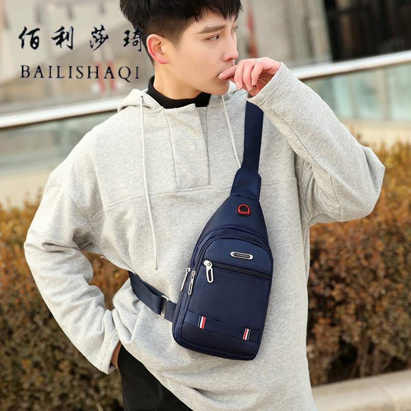 Free Shipping New Men S Chest Designer Bag Bag Single Shoulder Crossbody Bag Casual Crossbody Luxury Bag Bag Oxford Cloth Front Chest Bag Trendy Small
