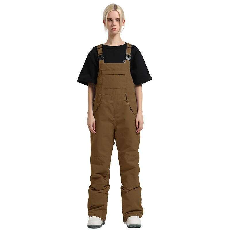 Winter New Pants Women's Snowboard Windproof Waterproof Wear-Resistant Outdoor Double Board Ski Suit Overalls