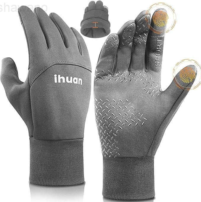 Winter Gloves for Men Women Waterproof Running Cycling for Cold Weather Thermal Warm Windproof Material and Touch Screen Finger for Skiing Snow Drivin