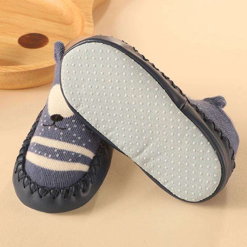 Baby Socks Infant Color Matching Cute Kids Boys Shoes Doll Soft Soled Child Floor Sneaker Toddler Girls First Walkers