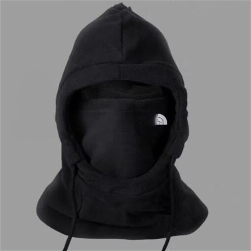 Black Brand Ski Mask Outdoor Cycling Hat Windproof Riding Black Mask Headgear Designer Sports Face Mask Winter fleece Hats Bonnet Men Neck Gaiter Head
