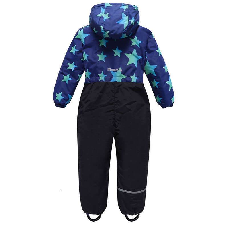 Children's One-Piece Ski Suit New Single Double Board Men's Women's Windproof, Waterproof, Warm And Cotton Outdoor