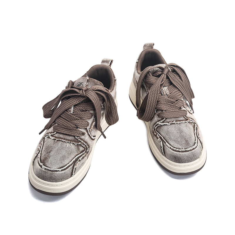 Shoes men's trendy shoes versatile board shoes 2025 new autumn and winter casual sports shoes children's retro ins board shoes soft sole
