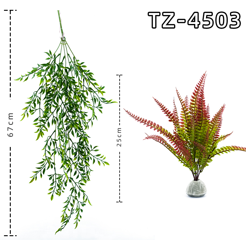 Reptile terrarium decoration Hanging plants Lizard and tortoise ecological tank landscaping set Lazy suit Factory direct sales