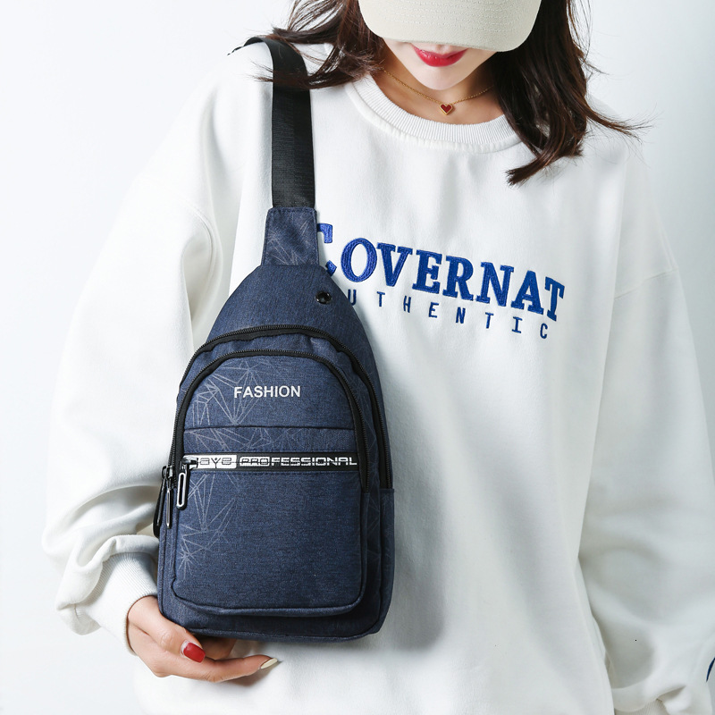 Men S Chest Bag New Sports Trend Solid Color Designer Bag Single Shoulder Crossbody Luxury Free Shipping Bag Bag Youth Student Waist Bag Casual Small 