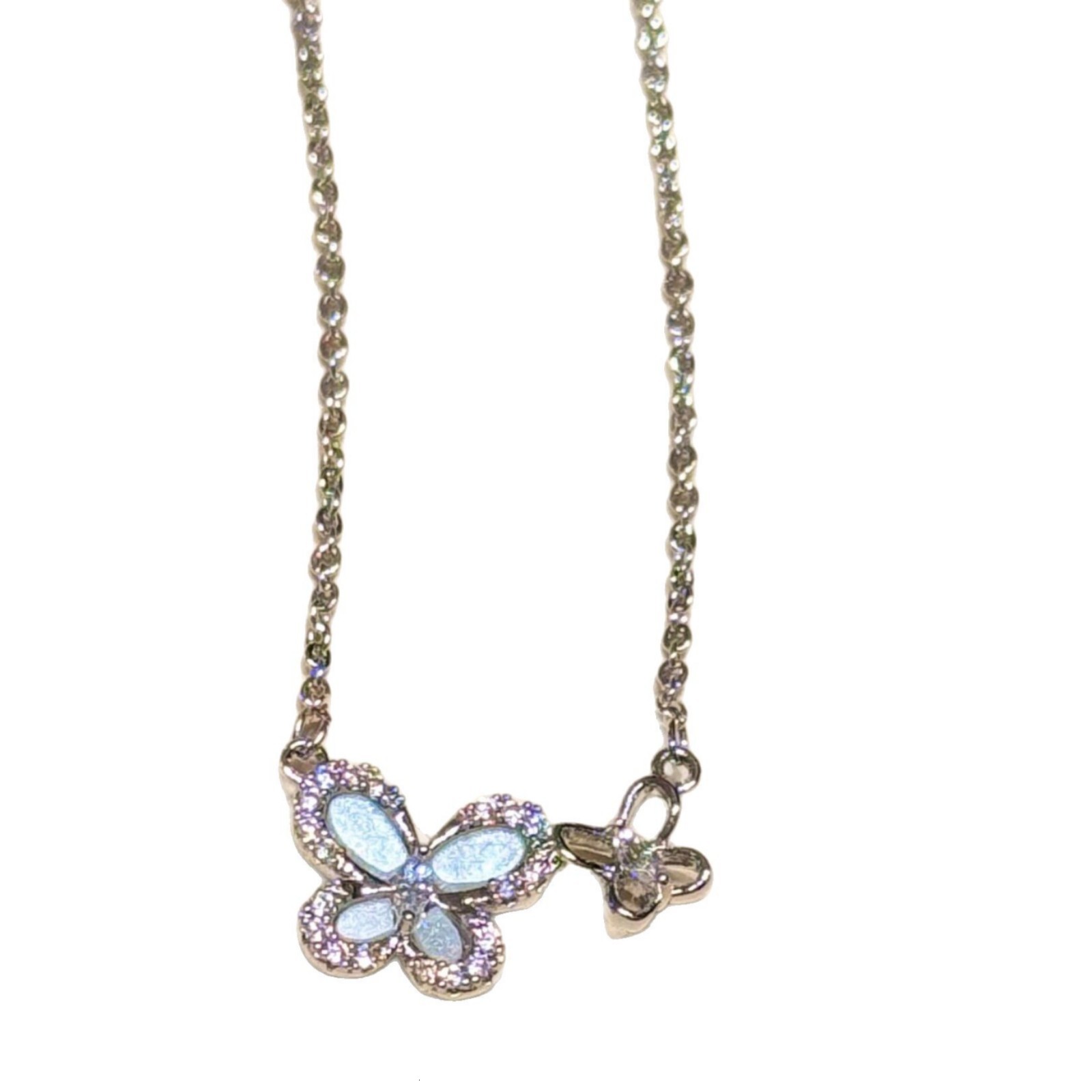 Fashion Jewelry for Women Ins Accessories Light High-end Butterfly Collarbone Chain Niche Necklace