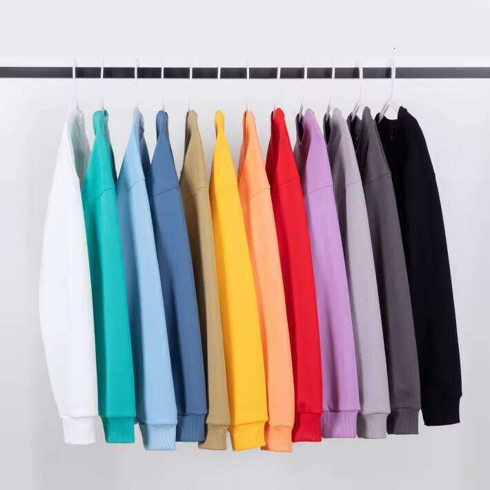 360g Blank Hoodie and High-Quality Men's Pullover Drop Shoulder Crew Neck Sweatshirt