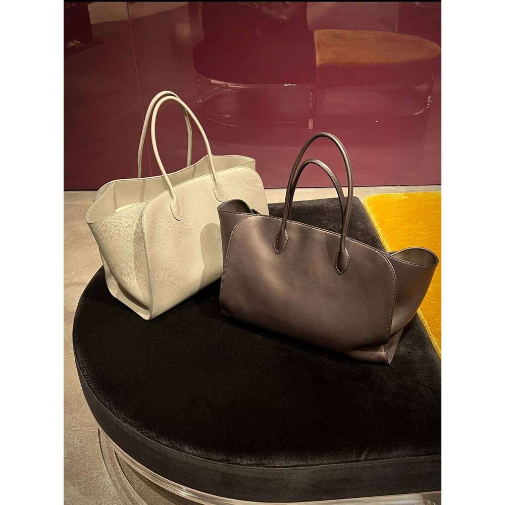 High Quality Marlo17/14 Tote Grainy Leather Shoulder Bag Soft Cowhide Casual Fashion HandBag Large Capacity