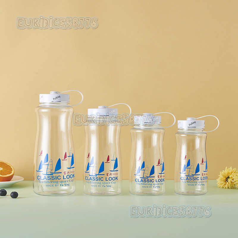 Large Capacity Sports Water Cup Simple Style High Temperature Resistant Explosionproof Plastic Cup Outdoor Leakproof Space Water Cup H250911