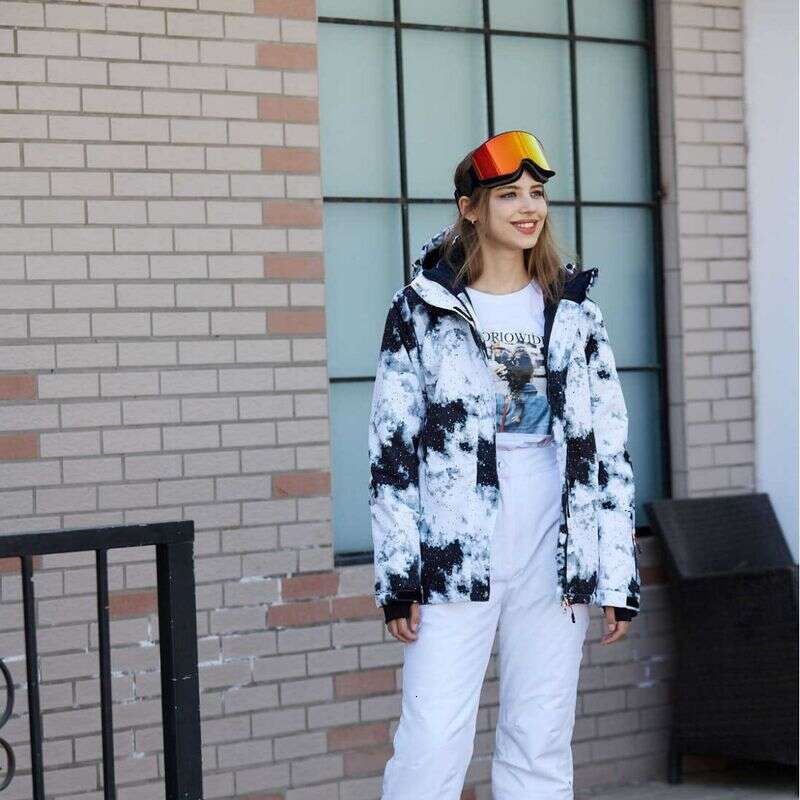 Women's Clothing Ski Suit Single And Double Board Mountaineering Outdoor Skiing Windproof Waterproond Warm