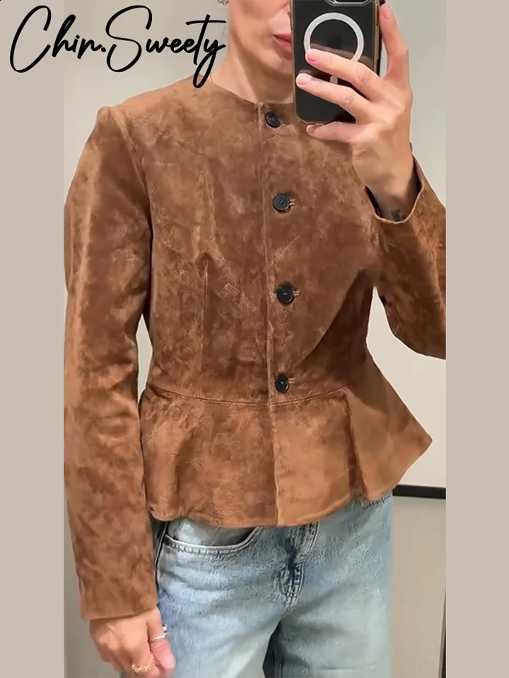 Casual Fashion Womens Lace Up Coats Long Sleeve ONeck SingleBreasted Solid Lady Jackets Autumn Female Street Outwear 250911