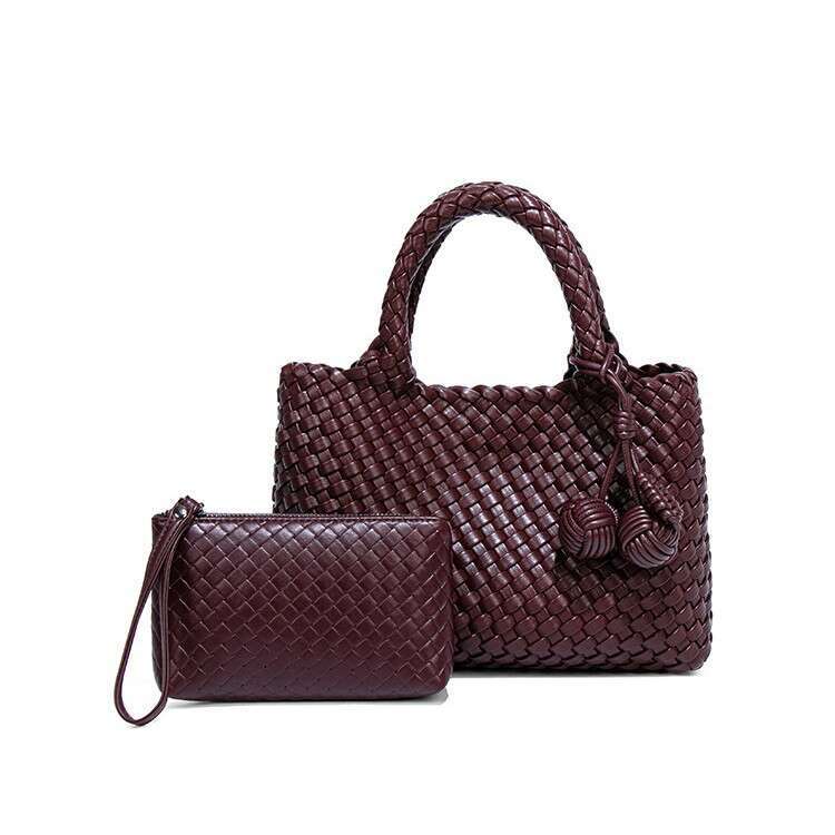 Handwoven Basket for Women New Casual Shoulder Handbag Fashion Versatile Tote Small Bag
