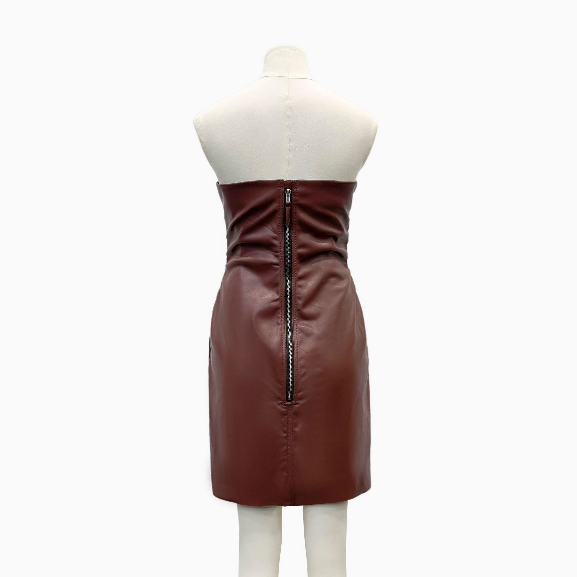 T29028 High-waisted French elegant design skirt with chest-wrapped hollowed-out slim-fitting hip dress