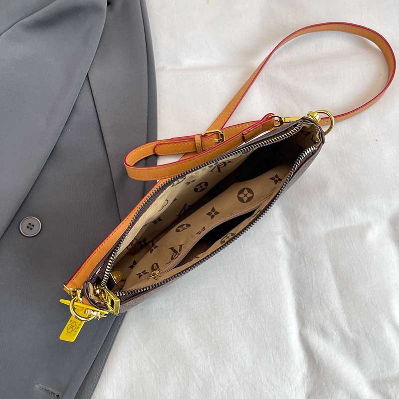 Free delivery designer bags Large capacity tote bag women retro armpit bag commuting handbag shoulder bag Nylon