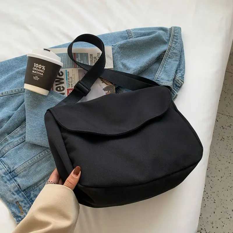 Japanese Womens Large Capacity Crossbody Bags Nylon Fashion Handbags For Women Daily Commuting Message Bag Z250911