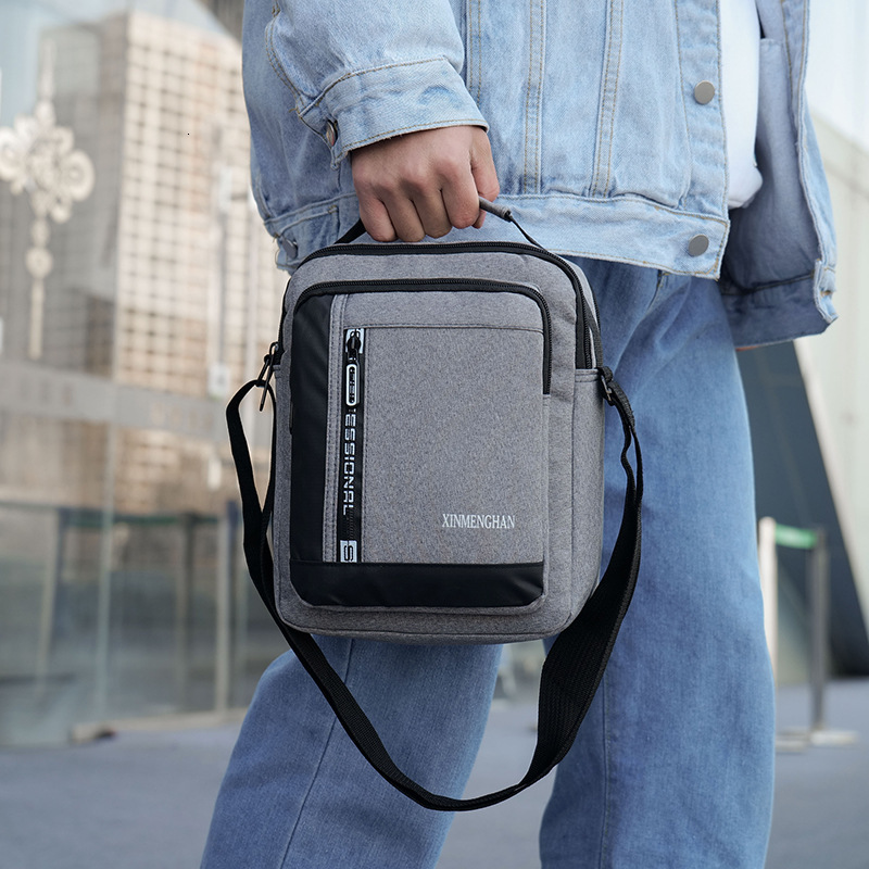 Designer Bag New Business Casual Men S Bag Patchwork Large Capacity Luxury Bag Trendy Crossbody Small Backpack Simple Commuter Shoulder Free Shipping 
