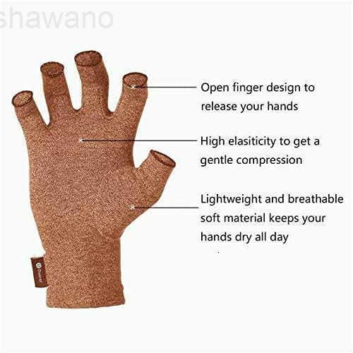 Arthritis Gloves Women Men Carpal Tunnel Rheumatiod Tendonitis Fingerless Hand Thumb Compression GlovesW250911