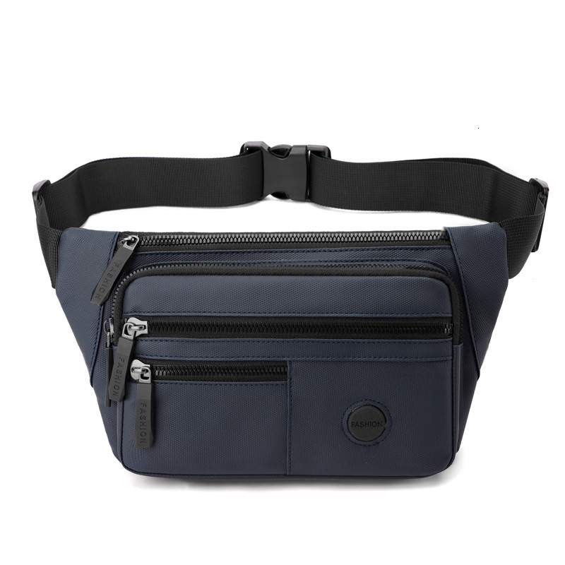 Men S Waist Bag New Fashion Simple Crossbody Designer Bag Bag Casual Versatile Trendy Chest Free Shipping Bag Leather Texture Luxury Bag Business Shou