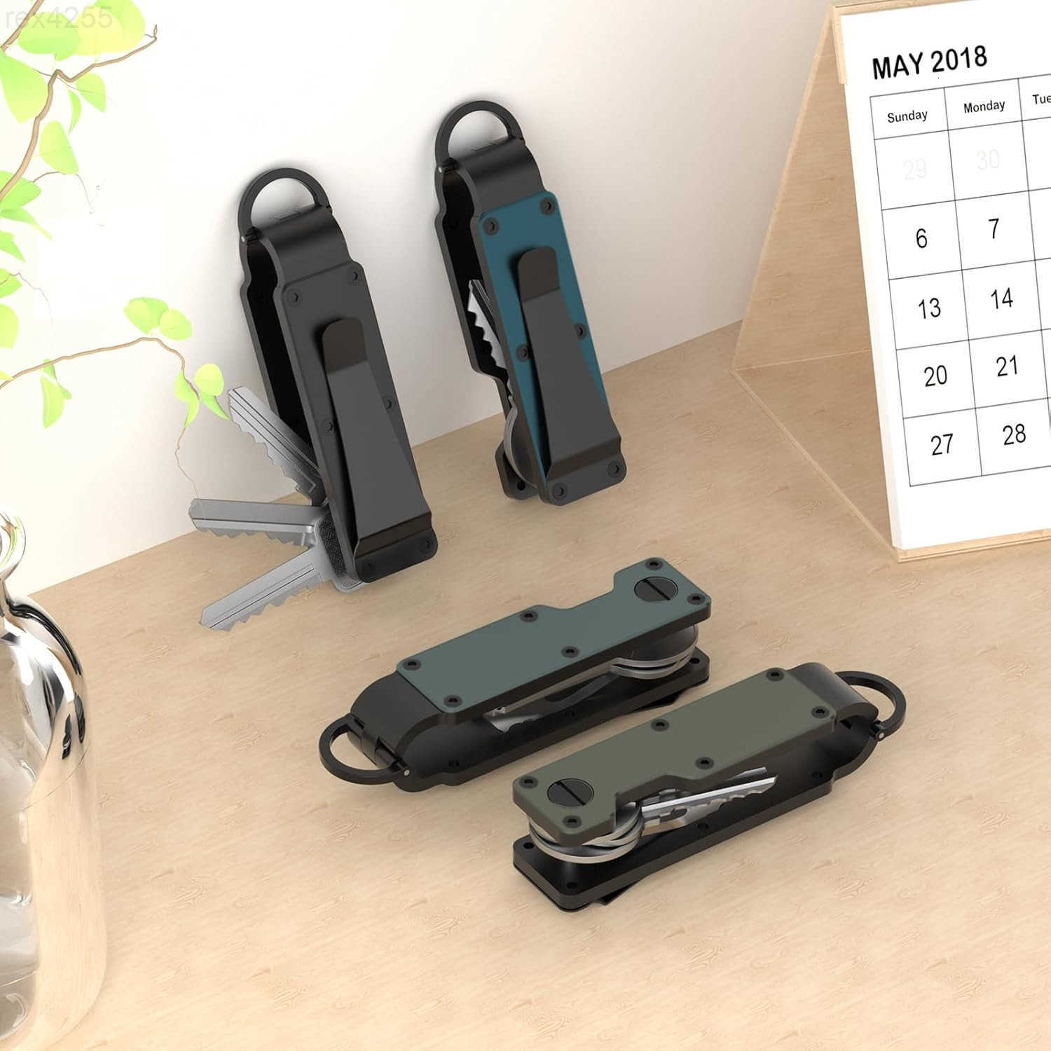 Key Organizer Minimalist Innovative Keyholder Compact Keys Organizer Smart KeyChain Secures 26 KeysW250911