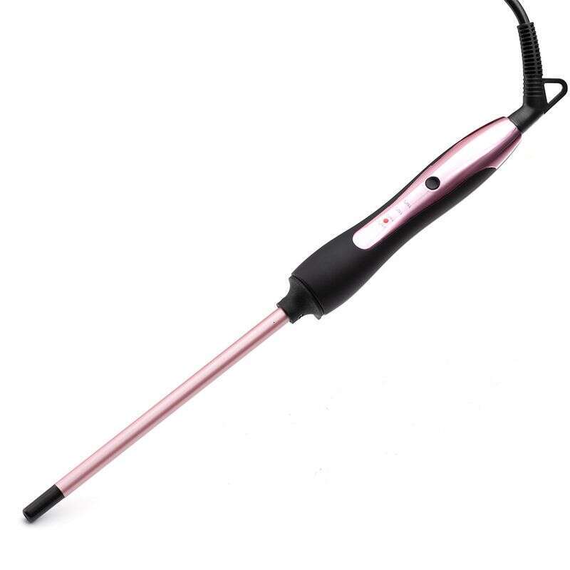 Small 9Mm Wool Tube Electric Curling Rod Ceramic Glaze Miniature Curler With Dual Voltage Adjustable Temperature