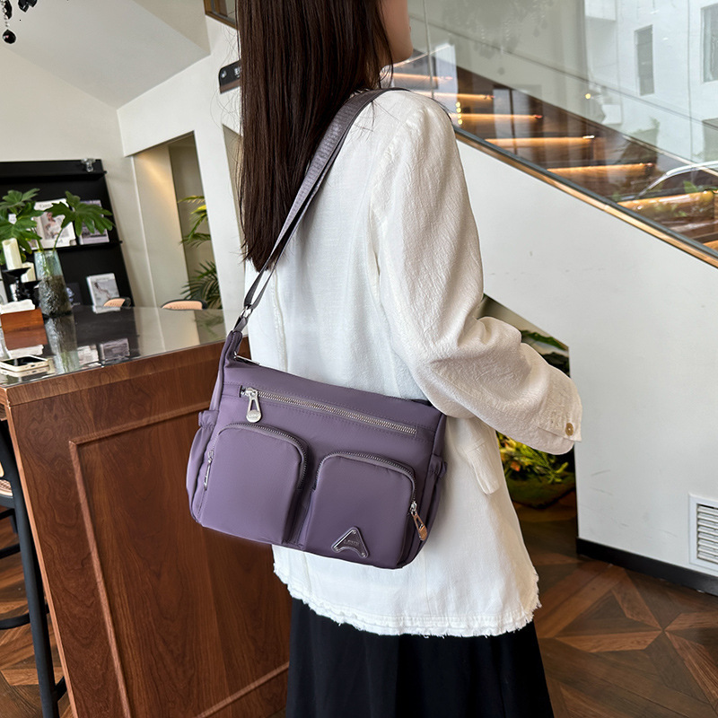 Commuting Large Capacity Crossbody Bag Designer Bag Simple Solid Luxury Free Shipping Bag Versatile Shoulder Bag Multi Pocket Casual Travel Middle Age