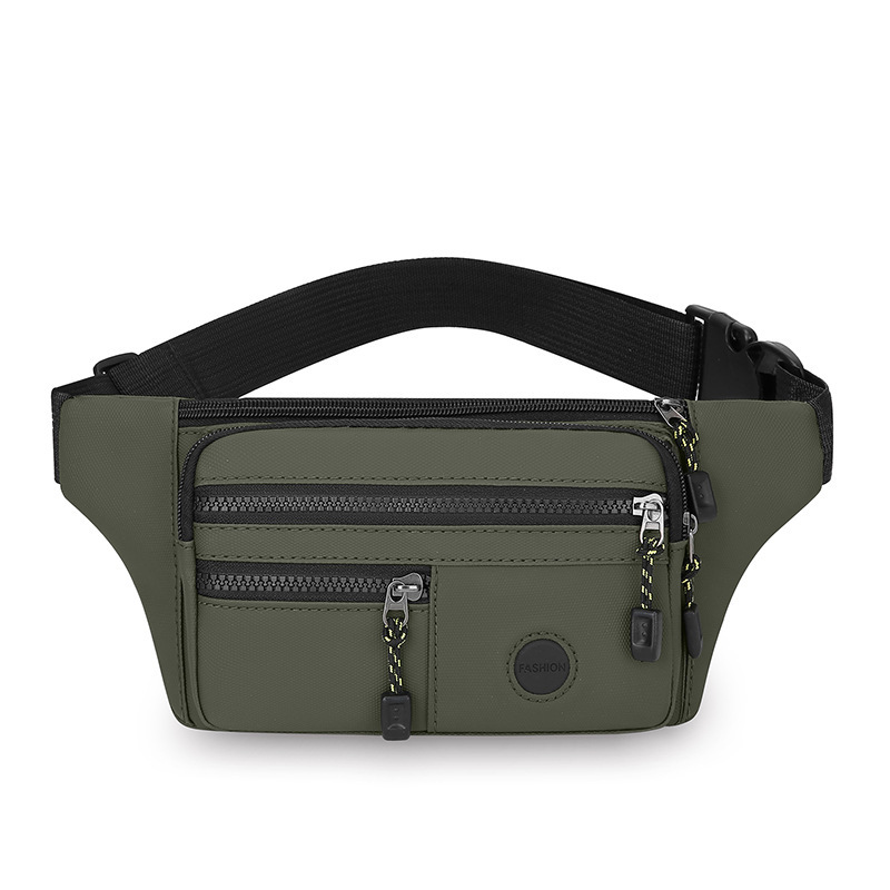 New Men S Waist Bag Versatile Business Commuter Single Shoulder Crossbody Bag Free Shipping Large Designer Bag Luxury Bag Capacity Leather Simple Fash