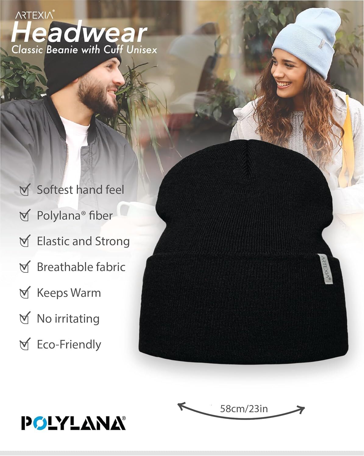 Beanies Men Hats for Women Unisex Winter Hat Mens and Womens Beanie